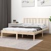 vidaXL Cadre de lit sans matelas bois massif de pin 150x200 cm
