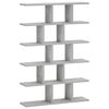 vidaXL &Eacute;tag&egrave;re Murale Gris b&eacute;ton 70 x 17 x 101 cm Bois d'ing&eacute;nierie