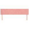 vidaXL T&ecirc;tes de lit 2 pcs Rose 90x5x78/88 cm Velours