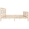 vidaXL Cadre de lit sans matelas bois massif 140x200 cm