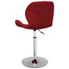 vidaXL Chaise pivotante de salle &agrave; manger Rouge bordeaux Velours