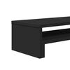 vidaXL Support de moniteur noir 54x22x15 cm bois d'ing&eacute;nierie