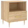 vidaXL Table de chevet chêne sonoma 40x35x47,5 cm bois d’ingénierie
