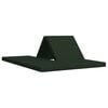 vidaXL Canap&eacute;-lit pliable 140 x 67 x 15 cm Vert fonc&eacute;