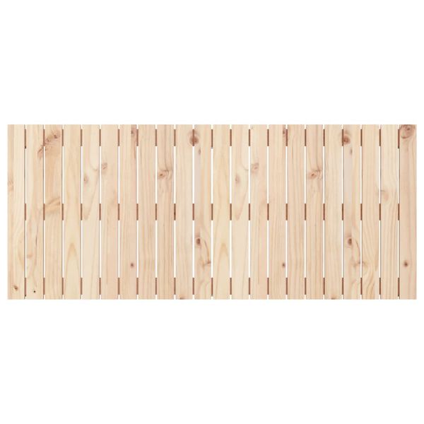 vidaXL T&ecirc;te de lit murale 140x3x60 cm Bois massif de pin
