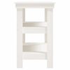 vidaXL Banc de travail Blanc 78,5x50x80 cm Bois de pin massif
