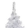 vidaXL Arbre de No&euml;l artificiel pr&eacute;-&eacute;clair&eacute;/boules argent&eacute; 150 cm PET