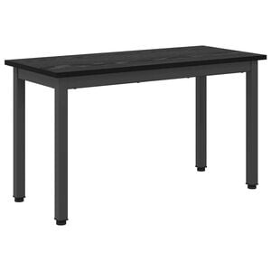 vidaXL banc Ch&ecirc;ne noir 80 x 35 x 45 cm Bois d'ing&eacute;nierie