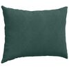 vidaXL Coussins de canapé 2 pcs Vert foncé 70 x 50 cm