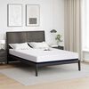 vidaXL Matelas Blanc et Bleu 140 x 190 cm Tissu jacquard