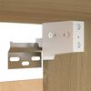 vidaXL Meubles TV 2 pcs Blanc et chêne sonoma Bois d’ingénierie