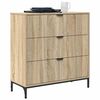 vidaXL Buffet Chêne sonoma 79,5 x 33 x 82 cm Bois d'ingénierie