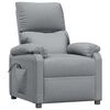 vidaXL Fauteuil Gris clair Tissu