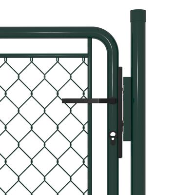 vidaXL Portillon Acier 100 x 75 cm Vert