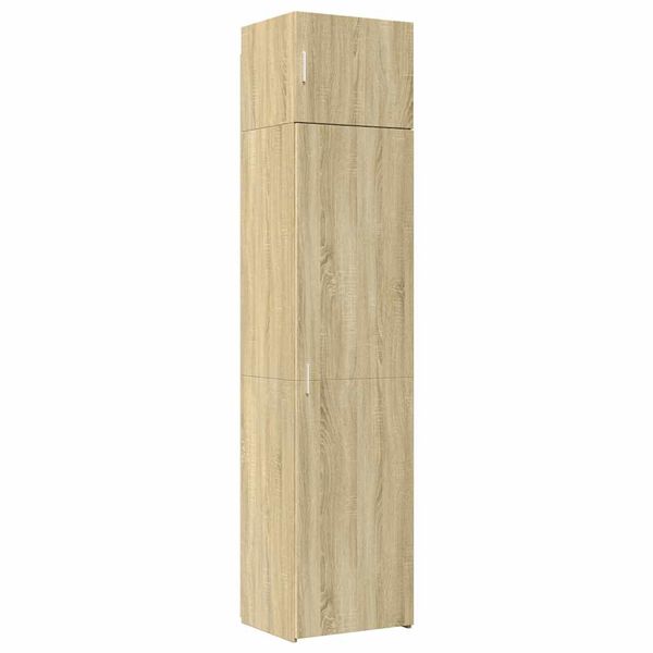 vidaXL Armoire de rangement mince ch&ecirc;ne sonoma 50x42,5x225 cm