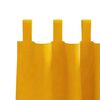 vidaXL Rideaux occultants 2 pcs Jaune moutarde 140 x 260 cm Velours