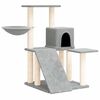 vidaXL Arbre &agrave; chat avec griffoirs en sisal Gris clair 82 cm