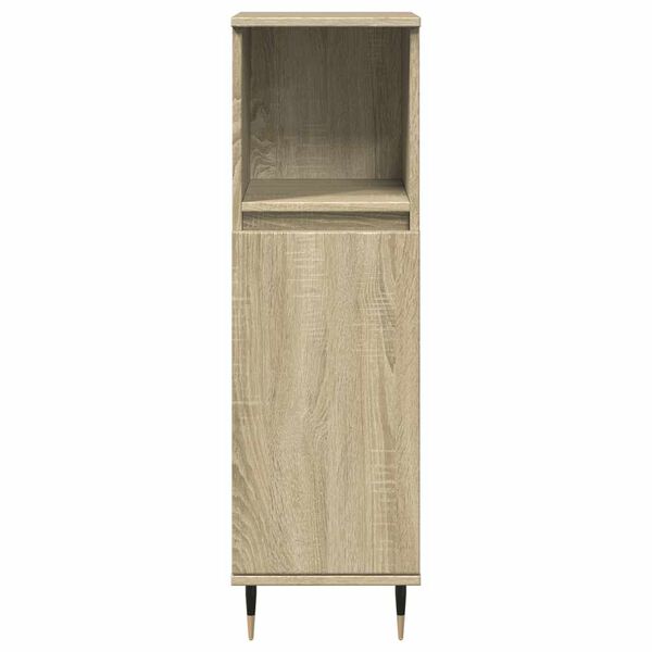 vidaXL Armoire salle de bain chêne sonoma 30x30x100 cm