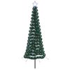 vidaXL Sapin de No&euml;l en guirlande LED avec piquet EKENAS 180 cm