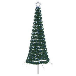 vidaXL Sapin de No&euml;l en guirlande LED avec piquet EKENAS 180 cm