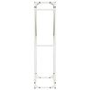 vidaXL Portant de bois chauffage blanc 60x25x100 cm