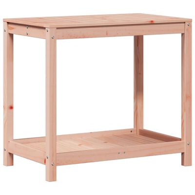 vidaXL Table de rempotage et étagère 82,5x50x75 cm bois massif douglas