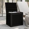 vidaXL Bo&icirc;te de stockage de jardin noir 55,5x43x53 cm polypropyl&egrave;ne