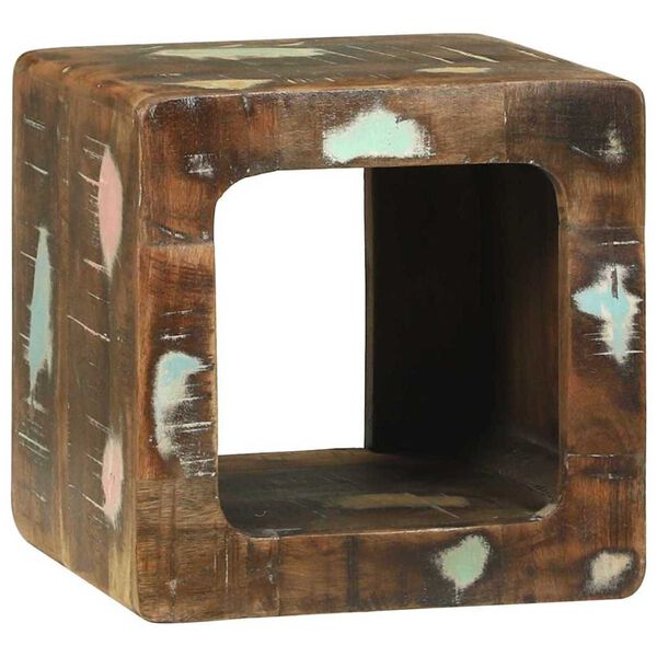 vidaXL Meuble TV 2 pcs Multicolore bois de récupération massif