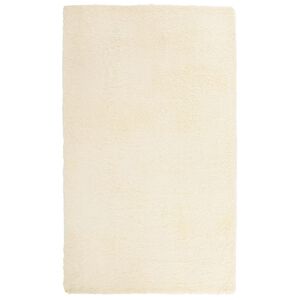 vidaXL Tapis Shaggy &agrave; poils longs NAVARRA cr&egrave;me 60x100 cm polyester