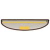 vidaXL Tapis d'escalier 10 pièces 56 x 17 x 3 cm marron café demi-rond