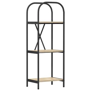 vidaXL &Eacute;tag&egrave;re 3 niveaux 40 x 30 x 109 cm Bois d'ing&eacute;nierie