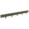vidaXL Bordure de Pelouse 10 pcs 100 x 12 cm Acier Vert olive
