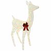 vidaXL Renne de No&euml;l 3D LOVIISA 200 LED Blanc chaud 96 x 40 x 140 cm