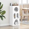 vidaXL Buffet Blanc 40 x 35 x 100.5 cm Bois d'ing&eacute;nierie