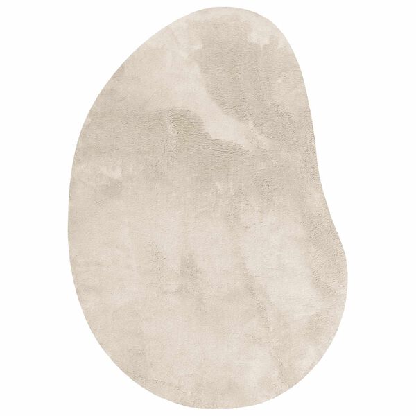 vidaXL Tapis de surface HUARTE Beige 160 x 230 cm Polyester