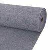 vidaXL Tapis Gris 1,2 x 10 m Polyester