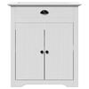 vidaXL Armoire de lavabo de salle de bain BODO blanc 70x35x80 cm