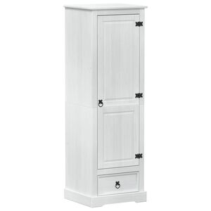 vidaXL Armoires avec tiroir Blanc 55 x 50 x 170 cm Pin massif
