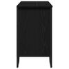 vidaXL Meuble de Lavabo de Salle de Bain Ch&ecirc;ne noir 91 x 35 x 60 cm