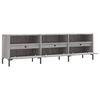 vidaXL Meuble TV sonoma gris 150x30x44,5 cm bois d'ingénierie