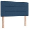 vidaXL T&ecirc;te de lit Bleu 100 cm tissu