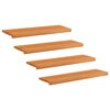 vidaXL Marches d'escalier 4 pi&egrave;ces 90 x 30 x 2 cm Marron Clair