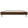 vidaXL Cadre de lit sans matelas ch&ecirc;ne marron 90x200cm bois ing&eacute;nierie