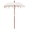 vidaXL Parasol balinais Crème 185 x 185 x 260 cm