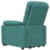 vidaXL Fauteuil de massage Vert fonc&eacute; Tissu