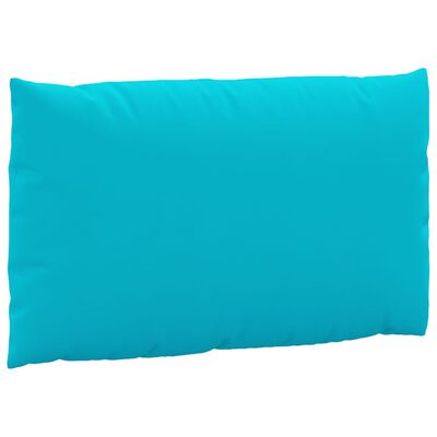vidaXL Coussins de palette lot de 3 turquoise tissu Oxford