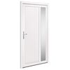 vidaXL Porte d'entr&eacute;e Blanc 108x208 cm PVC