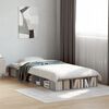 vidaXL Cadre de lit sans matelas sonoma gris 100x200 cm