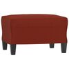 vidaXL Ensemble de canap&eacute;s 3 pcs oreillers et coussins Rouge bordeaux