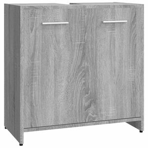vidaXL Armoire de bain Sonoma gris 60x33x60 cm Bois d'ing&eacute;nierie